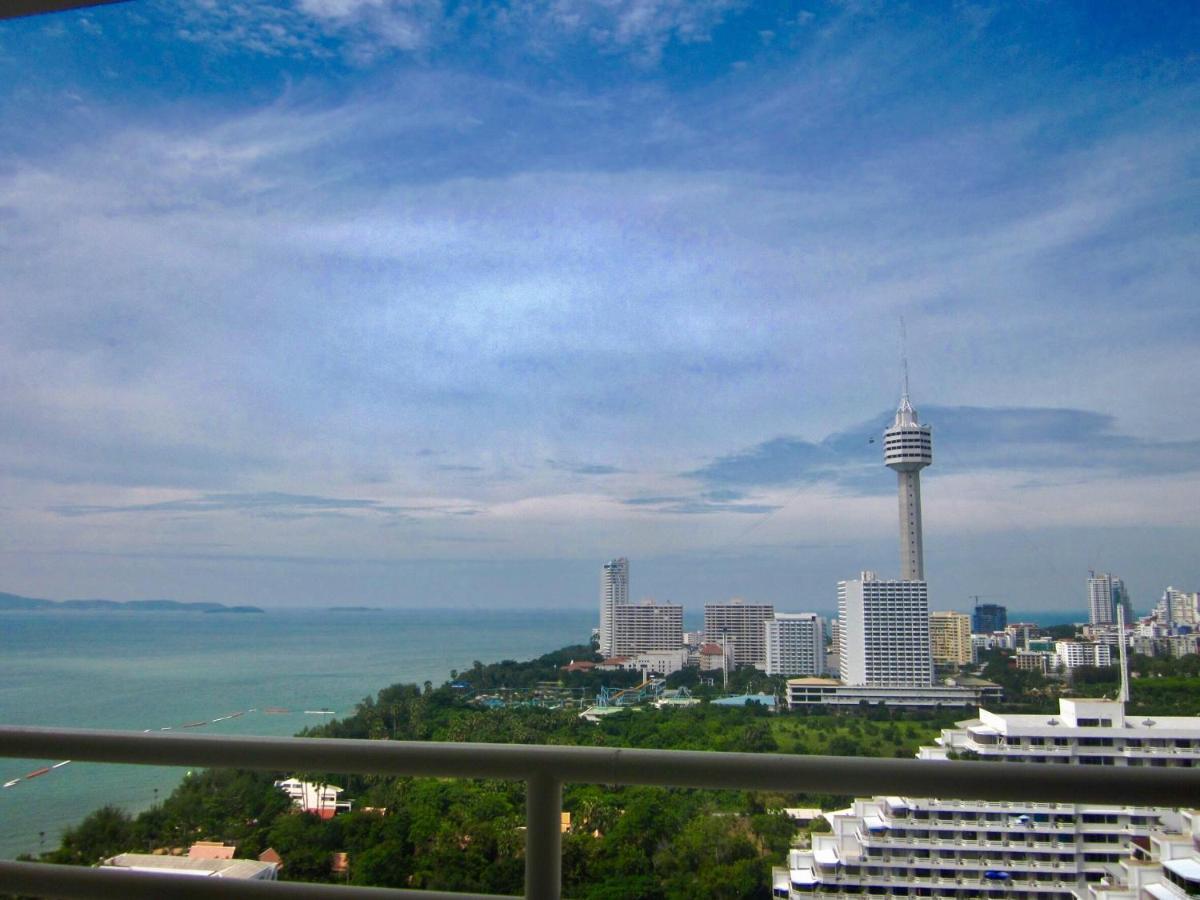 Condominum In Jomtien Beach With Sea View, Balcony And Free Wifi Pattaya Εξωτερικό φωτογραφία