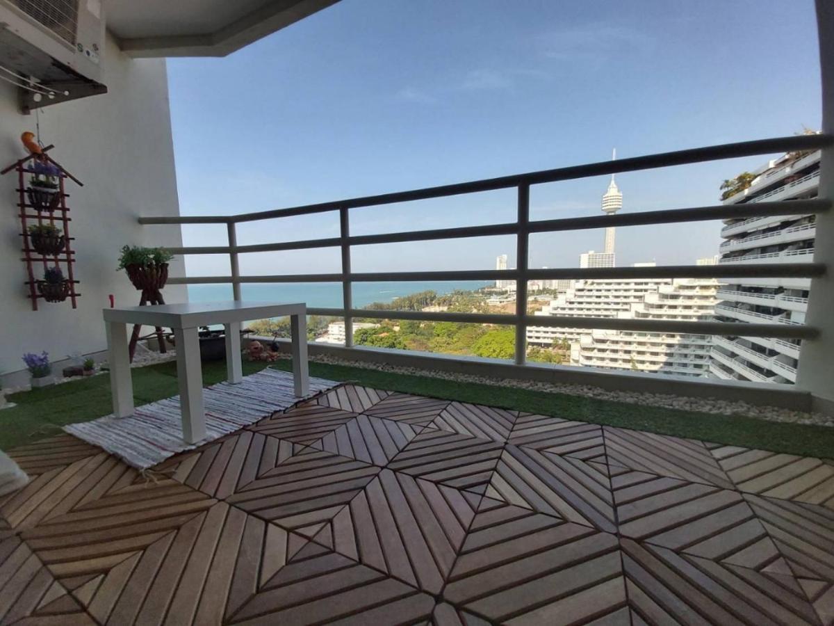 Condominum In Jomtien Beach With Sea View, Balcony And Free Wifi Pattaya Εξωτερικό φωτογραφία